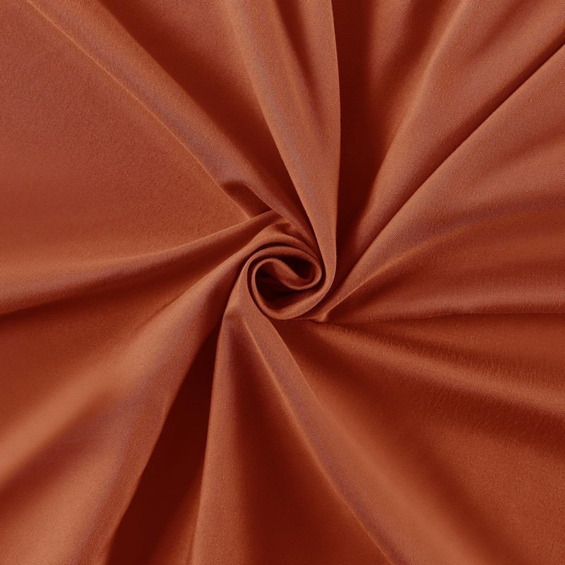 Cot Fitted Sheet, 31 x 75 Inch Burnt Orange Cot Sheets, Ultra Soft and Breath... gallery