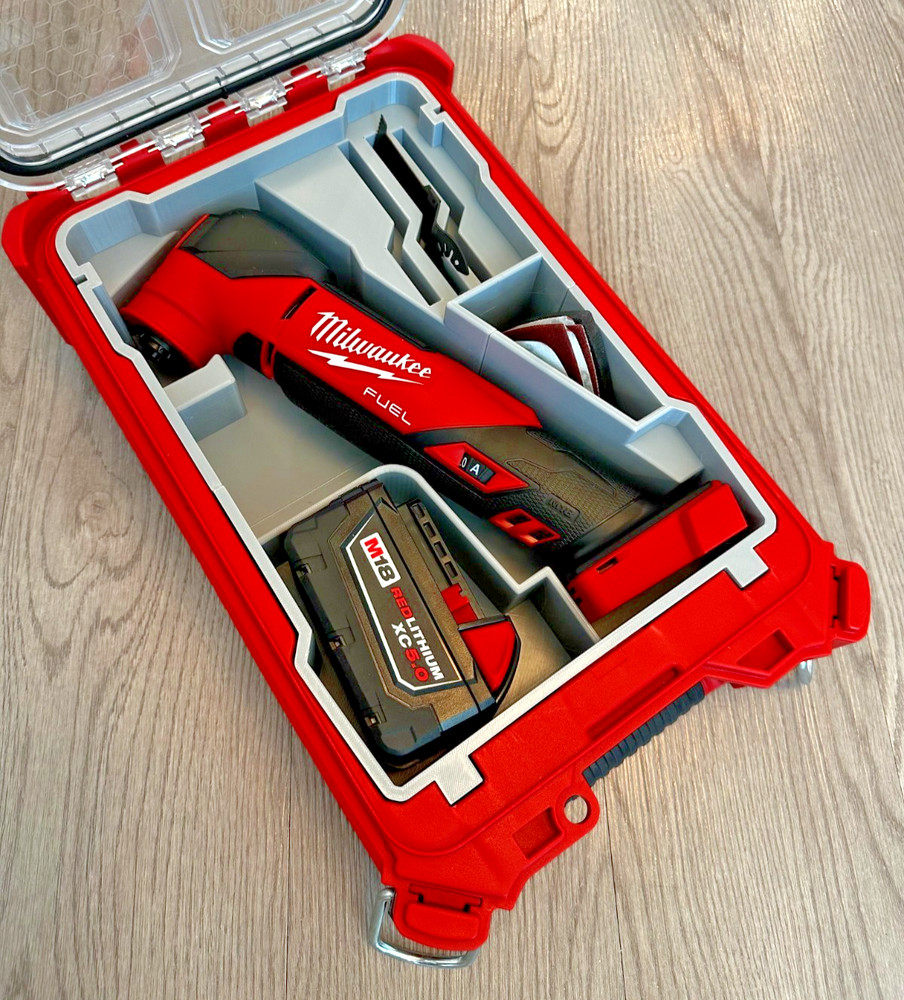 Milwaukee M18 Multi-tool PACKOUT Insert Only (3D Printed Storage
