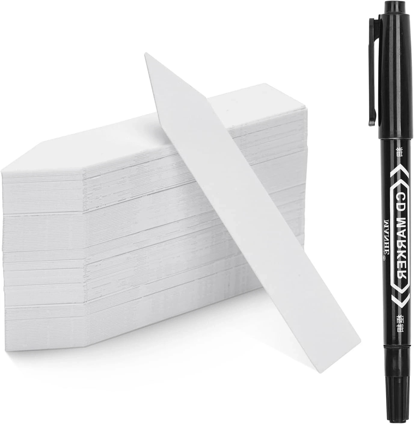 100pcs 4 Inch Plant Labels,plastic Waterproof Nursery Stake Tags,pot Marker for gallery