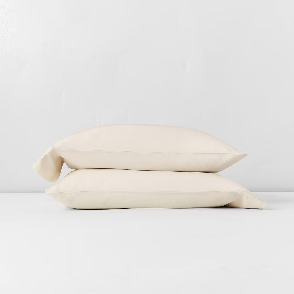 Casaluna Pillowcase Set Envelope End Closure Soft 40x20" Lyocell Linen