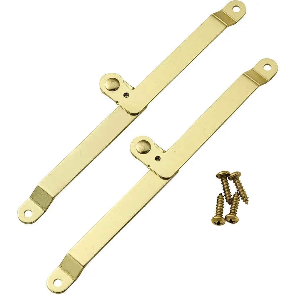 Rockler Brass Trunk Lid Support Designed For Trunks & Chests With Box Style Lids