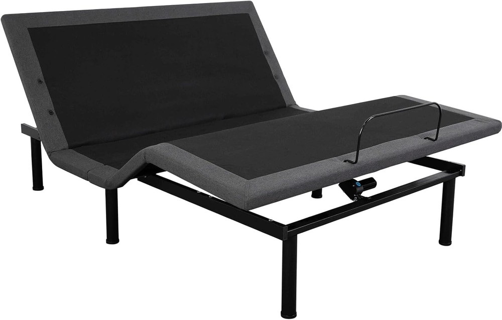 Adjustable Bed Frame, Ergonomic Electric Bed Base, with Head and Foot Incline