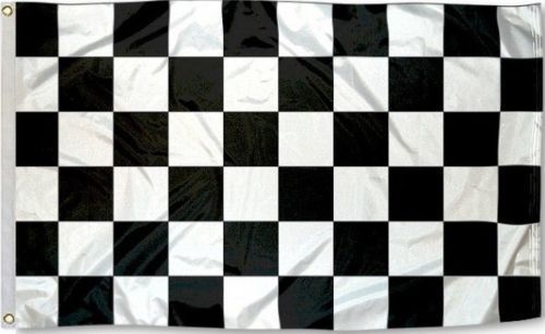Black & White Checkered Flag 4x6ft Racing Flag White & Black Nascar Finish Line gallery