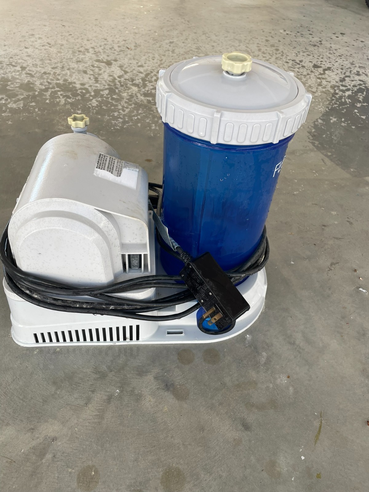 22ft Bestway Pool Flowclear 2500 GPH Transparent Pool Filter Pump 58671E 90474E gallery