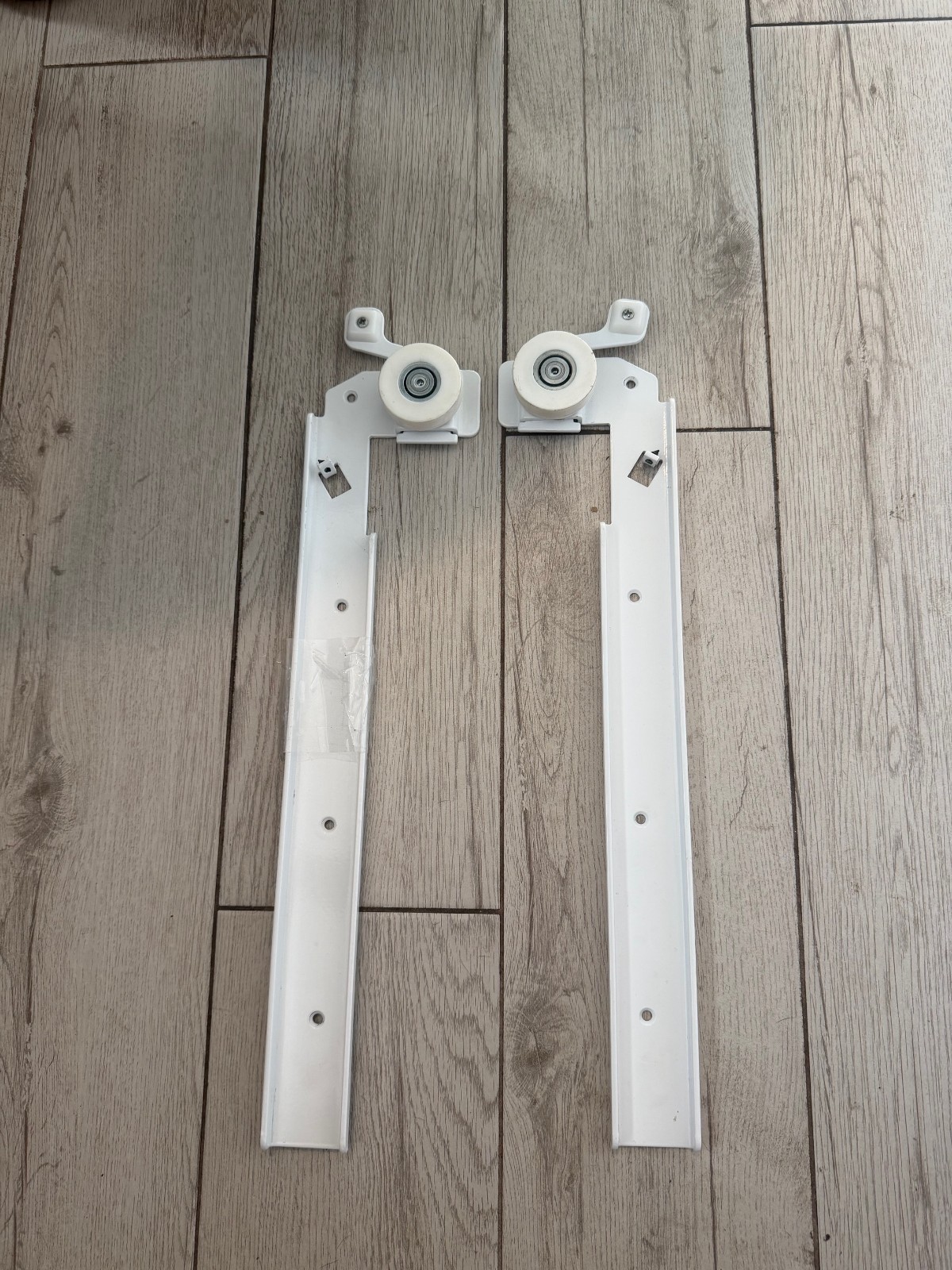 WHIRLPOOL Refrigerator Bottom Freezer Basket Slide Bracket Set 2207533... gallery