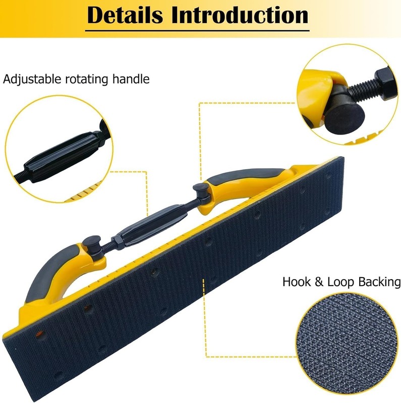 2-3/4" X 15-3/4" Adjustable Radius Flex Longboard Hand Sanding File Block gallery