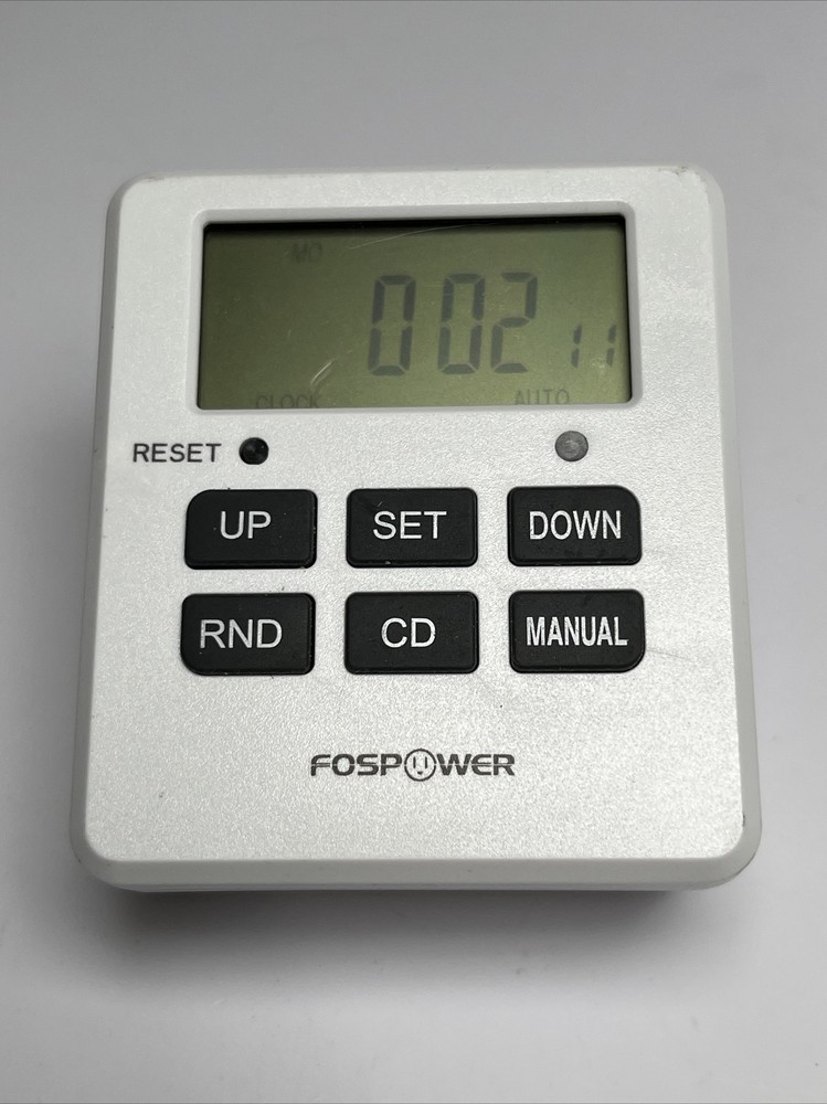 Intertek TUE-19 Digital Timer 4005922 125VAC, 60HZ FOSPOWER- Used