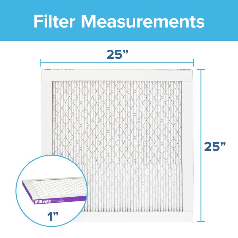 Filtrete High Performance Air Filter 1500 MPR 2015DC-4, 25 in x 25 in x 1 in gallery