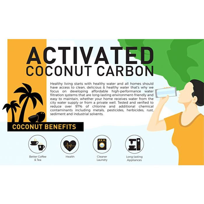 Granular Activated Coconut Shell Carbon Media (GAC) - 5 LBS | 12x40 Mesh gallery