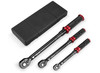 Set 3 llaves dinamométricas 1/4–3/8–1/2 con 72T y rangos 4–165 ft.lb. Nuevo gallery