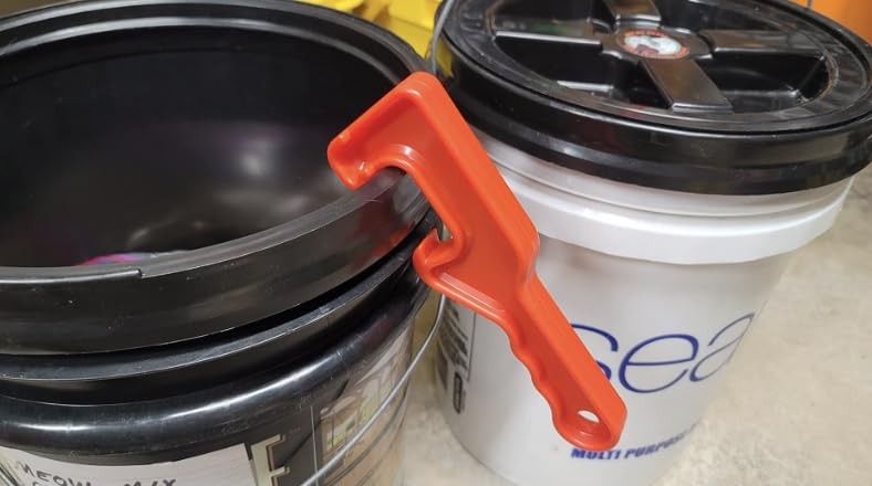 5 Gallon Bucket Opener Tool Large Plastic Lid Remover 12X Leverage gallery