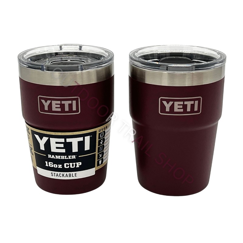 YETI Wild Vine Red 16 oz Stackable Cup Retired Color No Label New Fast Shipping gallery
