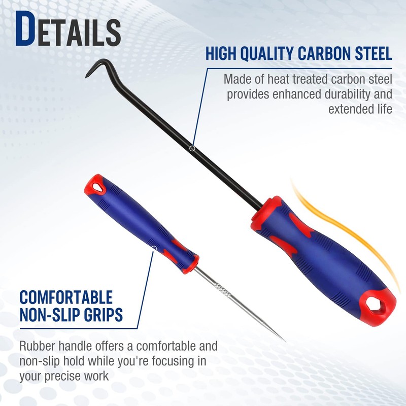 2025 WORKPRO 9Pcs Precision Pick Premium Materials Comfortable Handle Hand Tools gallery