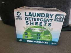 Eco Friendly Laundry Detergent Sheets 100 sheets 200 loads – Plant based Free…