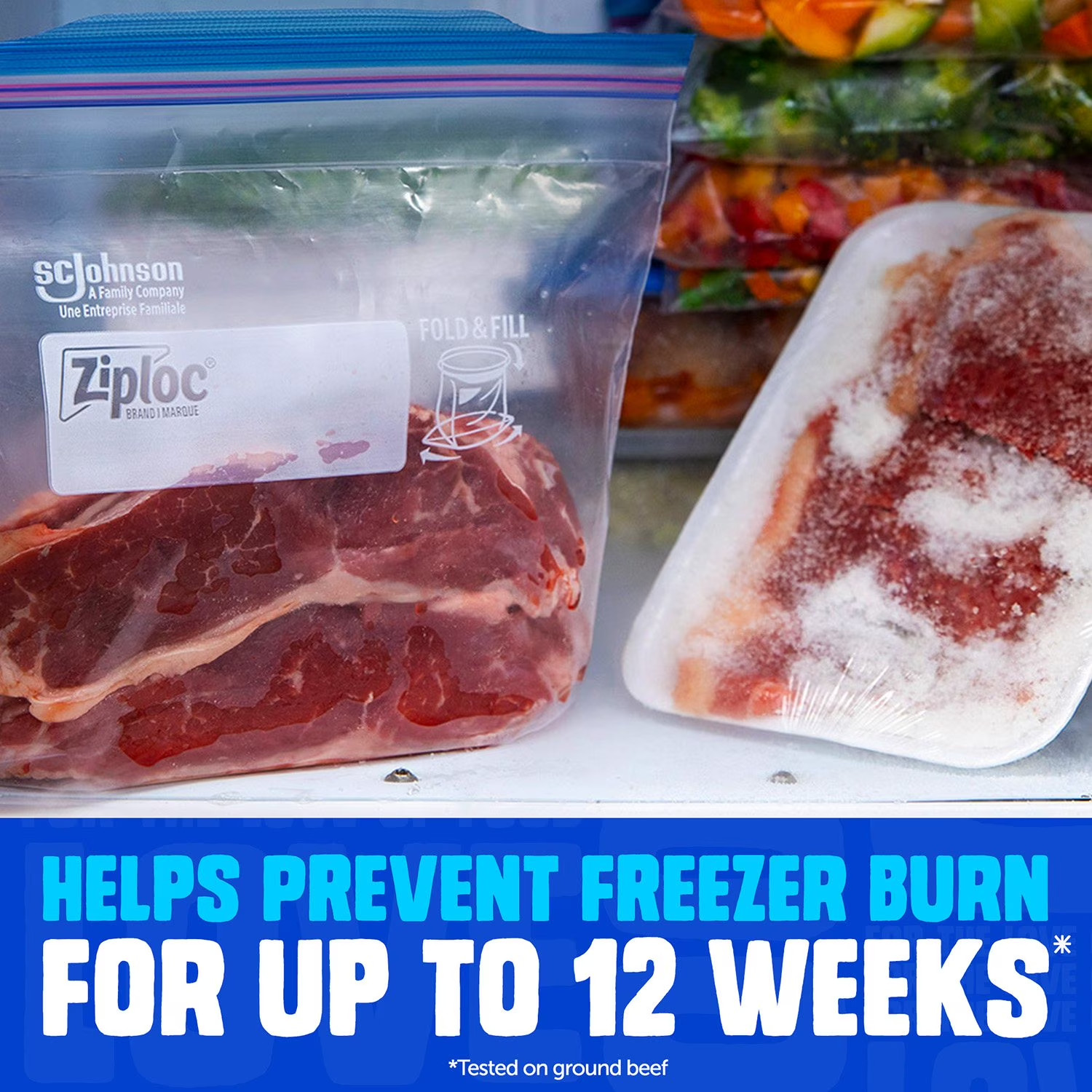 Ziploc Double Zipper Quart Freezer Bags (216 Bags) FREE SHIPPING. gallery