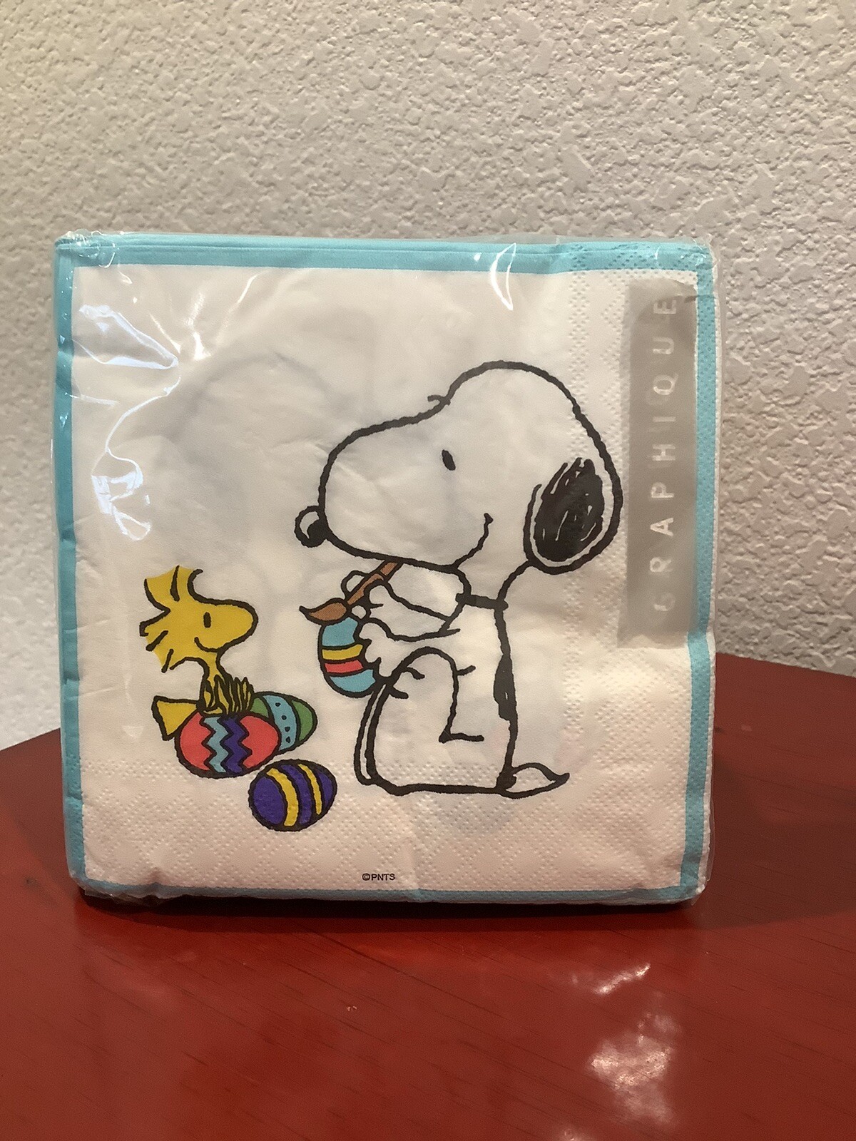 GRAPHIQUE EASTER Peanuts Snoopy 40 Napkins 3 Ply 13 x 13 ~NEW IN PACKAGE~ gallery