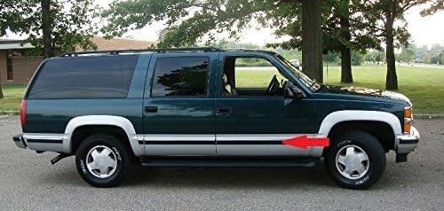 Replacement Chrome Side Body Trim Molding for 1988-1998 Chevy GMC Tahoe Suburban gallery