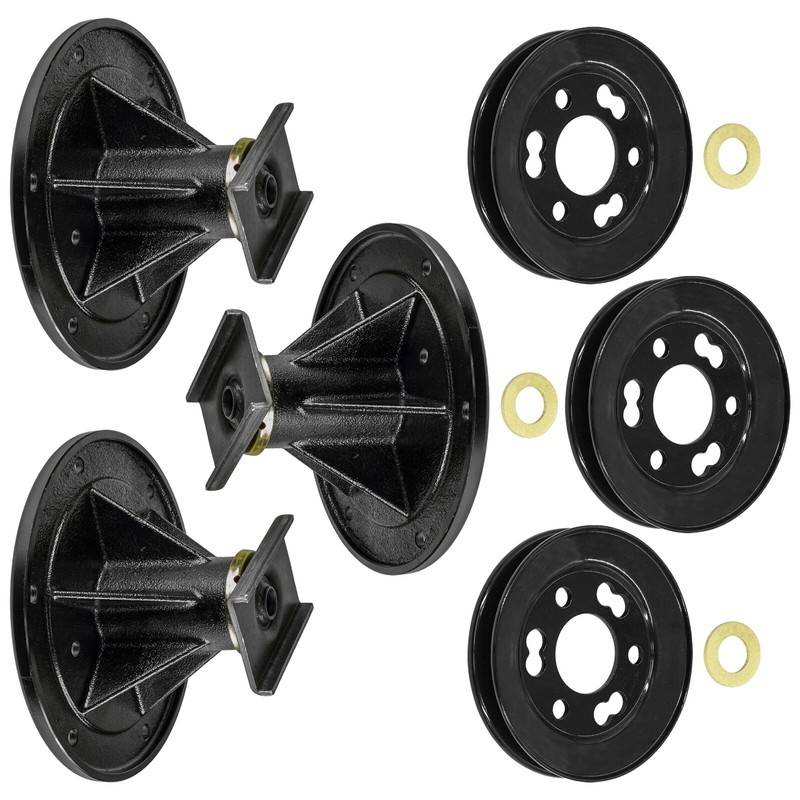 48" Deck Spindle & Pulley for Toro 74441 74448 74450TE 74418 74421 Z Master gallery