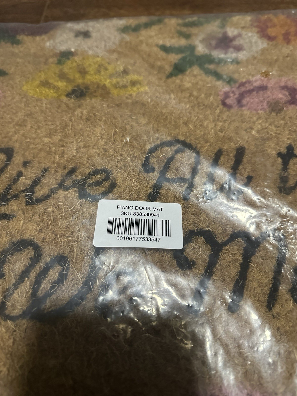 TAYLOR SWIFT - LONG LIVE ALL THE MAGIC WE MADE ACOUSTIC PIANO DOOR MAT gallery