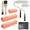 Paint Kit Pro Grade Roller Brush Tray 8 Piece Home Wall Painting Supplies gallery