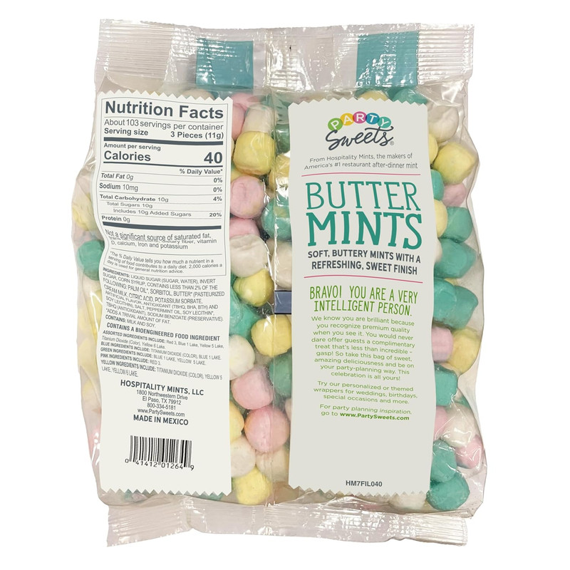 Assorted Buttermints, 2.5 Pound, Appx. 350 Pieces from Hospitality Mints gallery