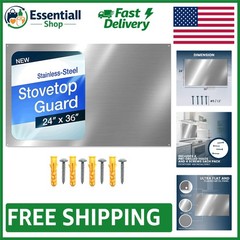Kitchen Elegance: Reversible Metal Backsplash 36″ x 24″ – Easy Installation