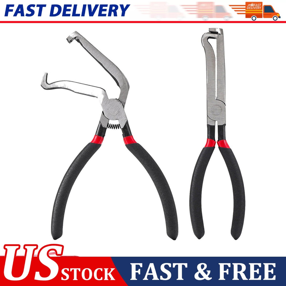 Electrical Disconnect Pliers Kit 2PCS Black GEARZAAR 5 Years Warranty gallery