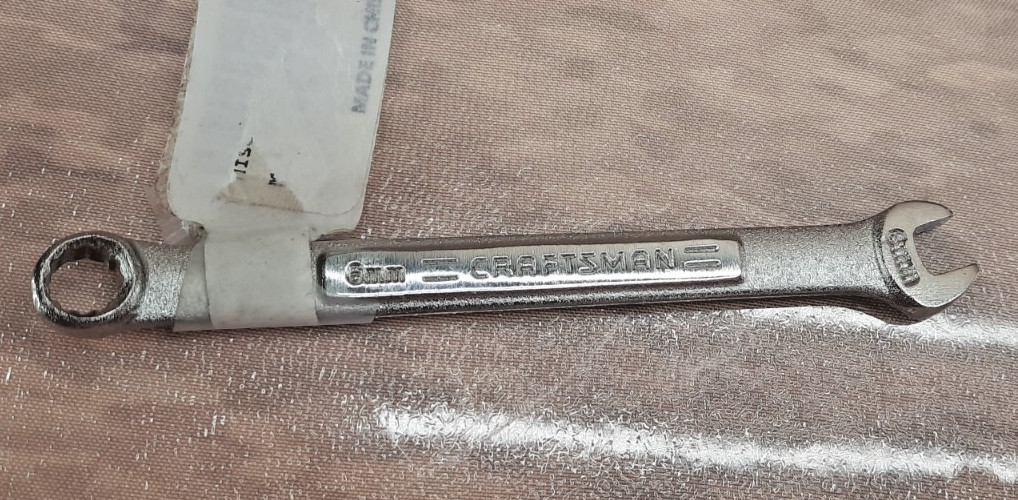 CRAFTSMAN TOOLS 6MM 42909 COMBINATION WRENCH 12 POINT - METRIC gallery