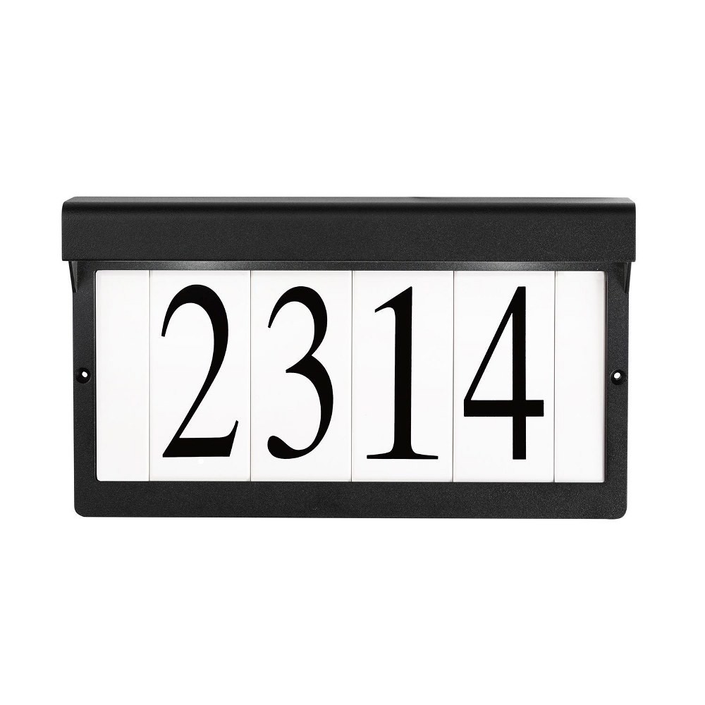 1 Light Address Light - with Utilitarian inspirations - 7 inches tall by 12.25 gallery