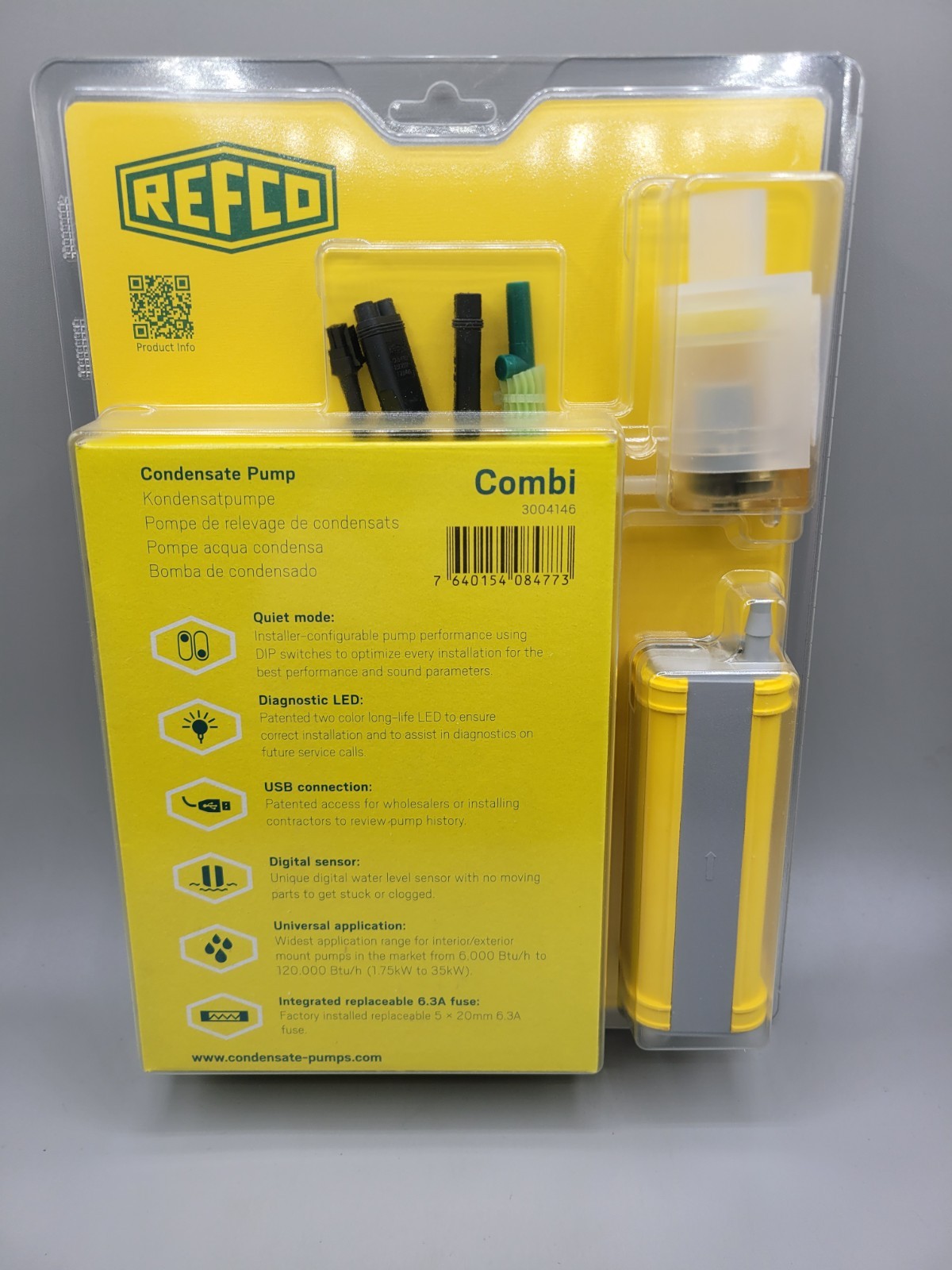 NEW Refco 3004146 Combi 11 GPH Universal Voltage Condensate Pump 120/240V gallery