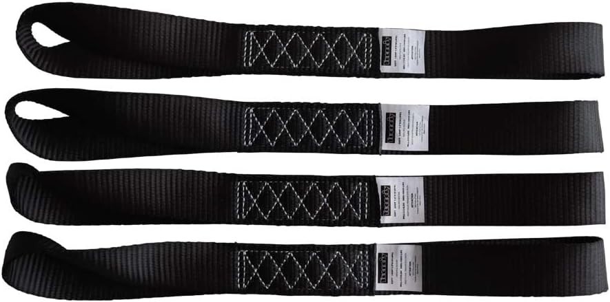 Soft Loop Tie Down Straps 4PK Motorcycle Loops Straps 1.5” x 18” x 10000 LBS gallery
