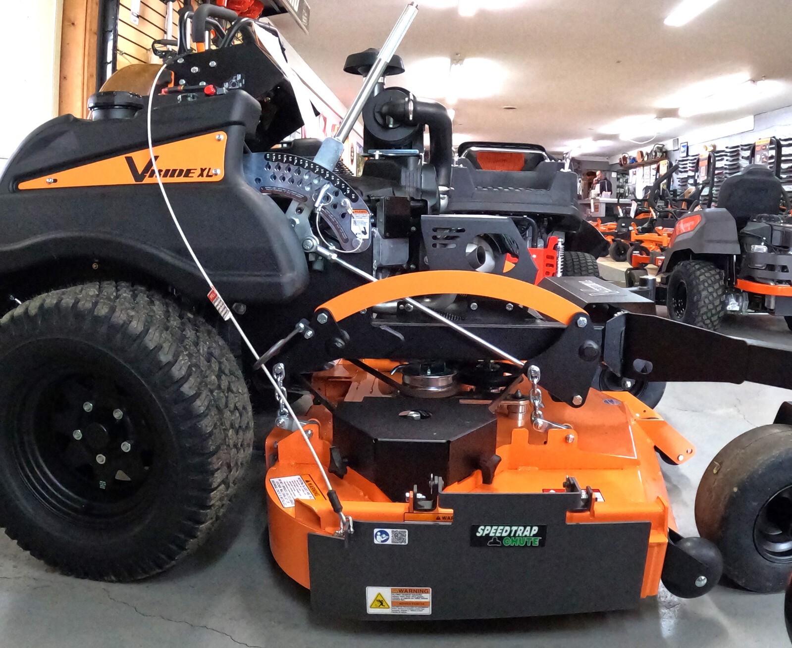 Speedtrap® Chute Blocker Scag® V-Ride XL 52" & 61" Mowers (2min install! gallery