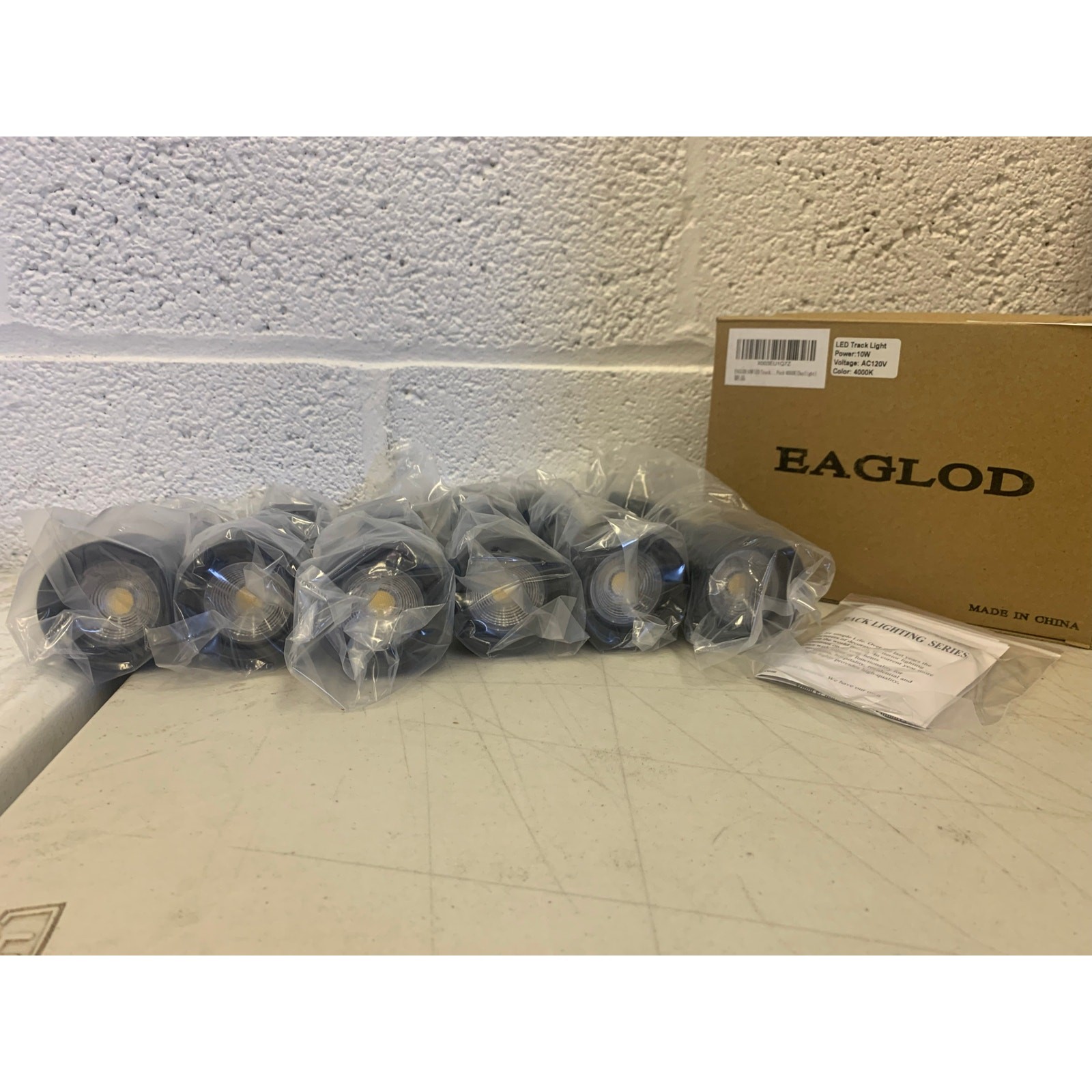 6-PACK EAGLOD 10W LED Track Lighting Heads,Halo H-Type Light Heards,36°Accent gallery
