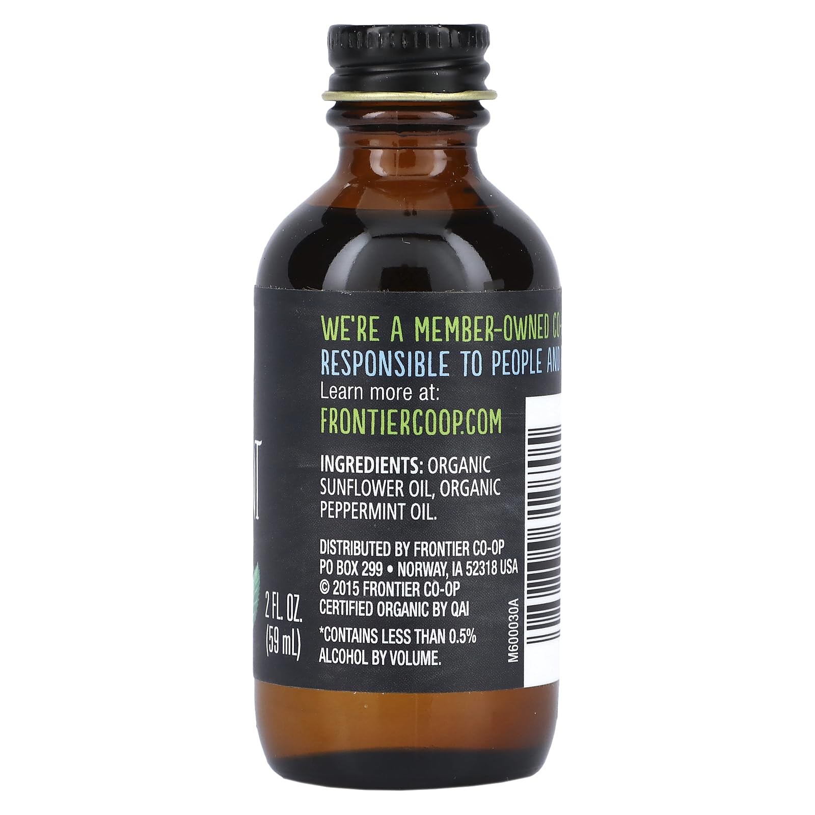 Frontier Organic Peppermint Flavor 2 Oz Non Alcoholic Natural Flavoring gallery