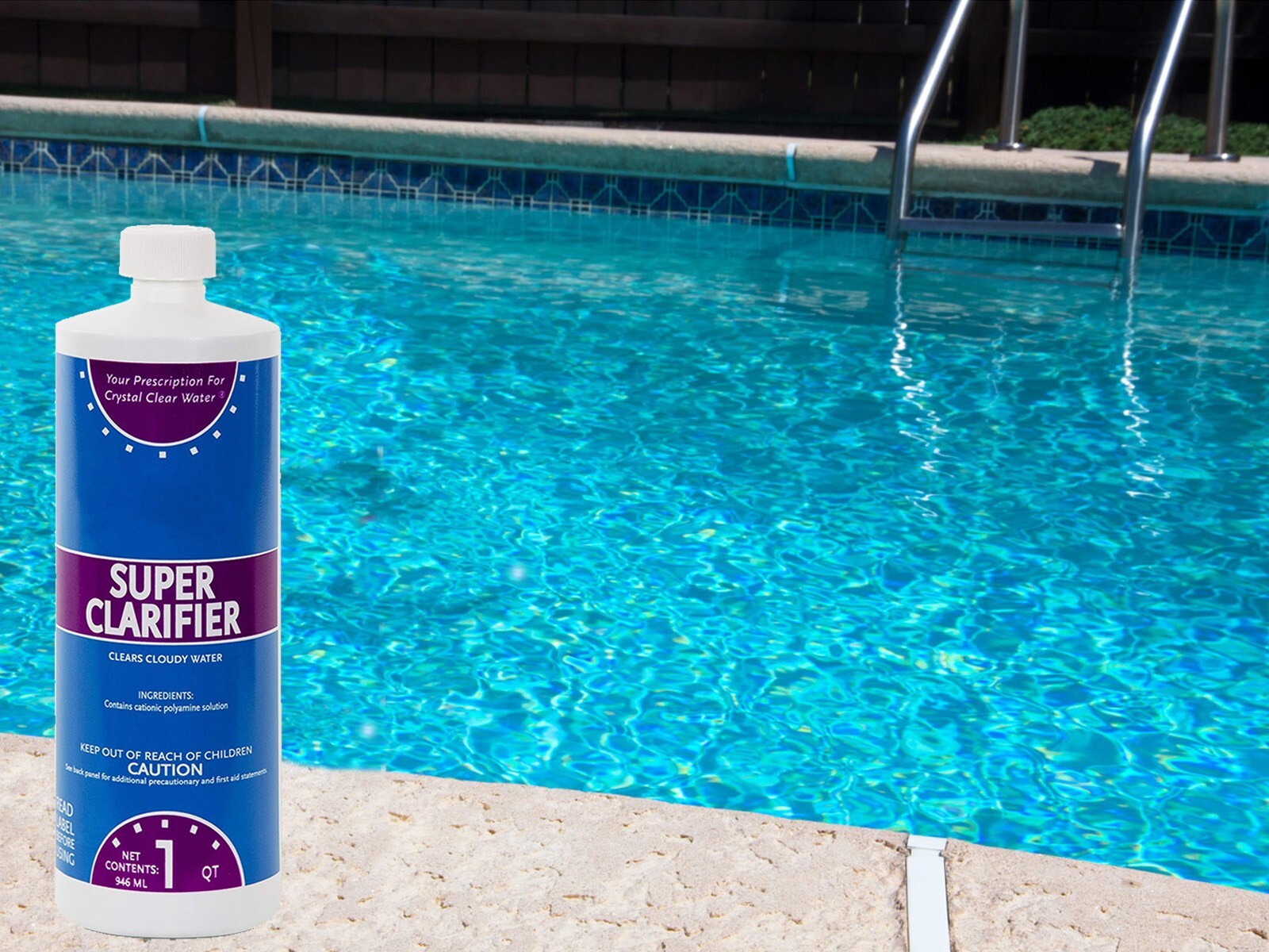 Swimming Pool Chemical Super Clarifier - 32 oz Bottle - (Select Quantity) gallery