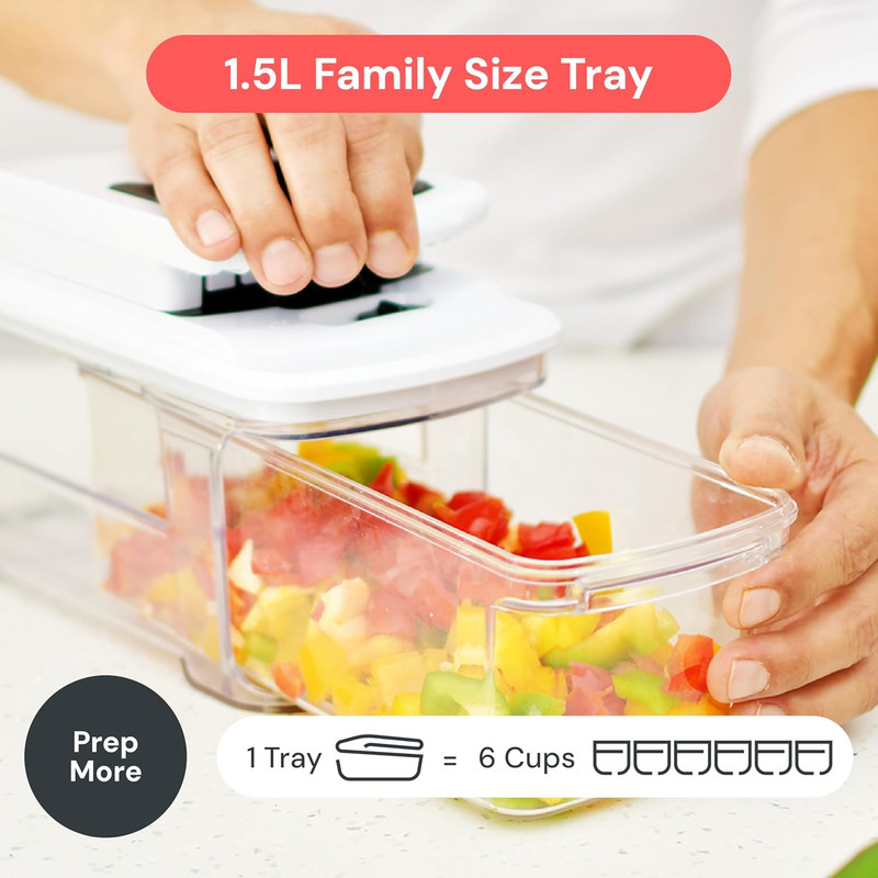 Fullstar XL Vegetable Chopper & Mandoline Slicer – Vegetable, Onion, Potato, Foo gallery