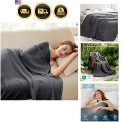 Cooling Blanket, 100% Rayon Derived from Bamboo, Cool Summer Blanket for Hot …