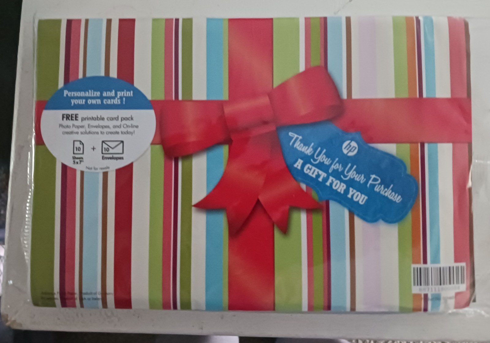 HP Printable Card Pack, 10 - 5x7 Photo Sheets + 10 - Envelopes, G7442 gallery