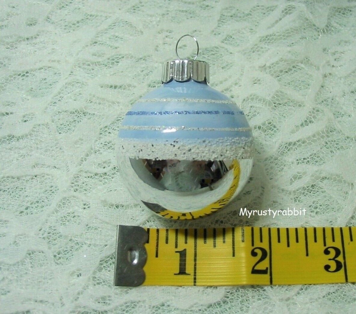 Christopher Radko Shiny Brite Glass Christmas Ornaments - 12 Indents Stripes gallery