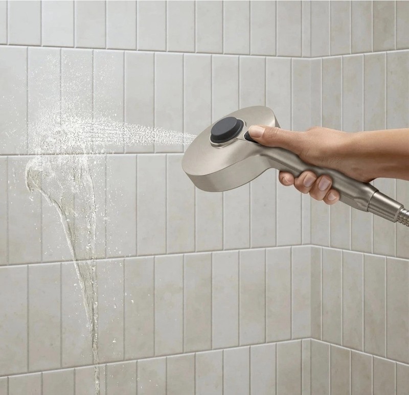 Kohler Assert Multifunction Handheld Shower Head Brushed Nickel Magnetic Dock gallery