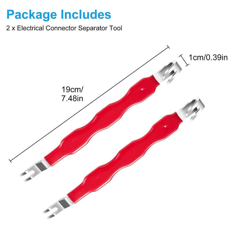 2PCS Electrical Terminal Connector Separator Removal Tool for Automotive 7.5inch gallery