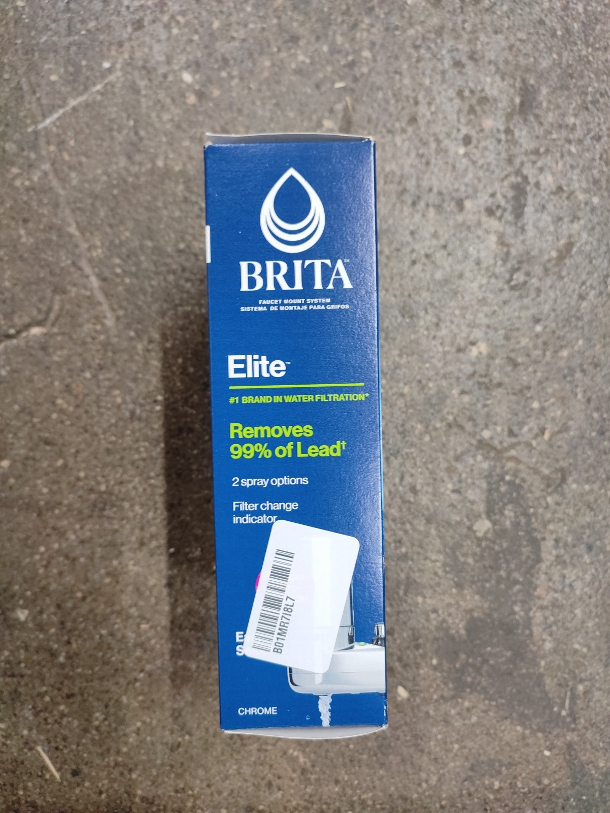 Brita 35618 On Tap Faucet Mount 1 Liter Water Chrome Filter System gallery