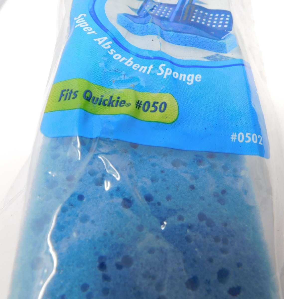 Quickie Super Squeeze Mop Sponge Refill Absorbent #050 #0502 Blue New Free Ship gallery