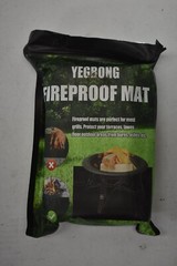Yegbong Fireproof Mat For UNder Fire Outdoor Use 39″ x 72″ Coated Fiberglass