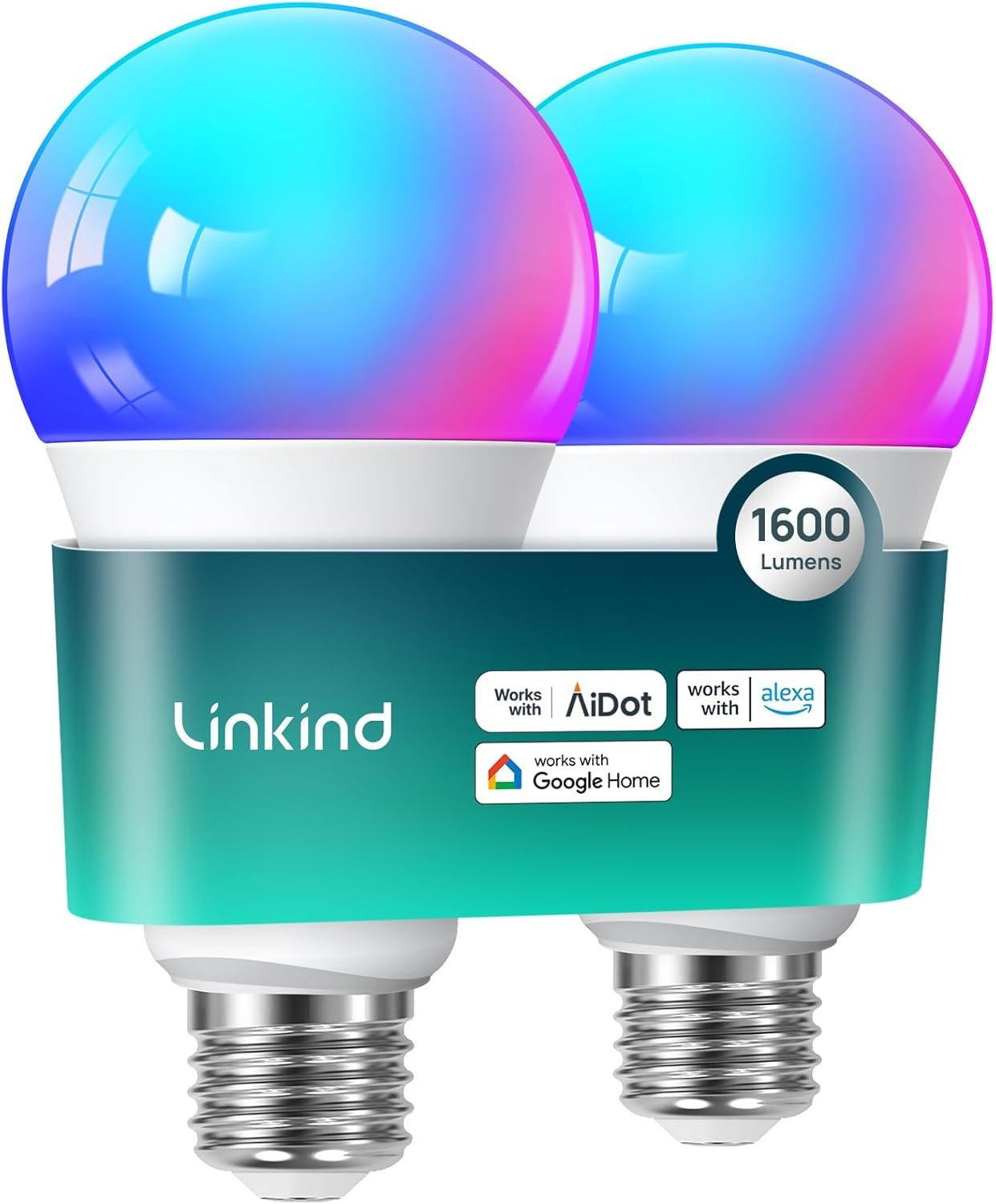 Smart Light Bulbs, 1600LM (100W Equivalent) Smart Bulb, Work with Alexa & Google gallery