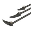 8" 12" 16" HSS Indexable Pry Bar Set, 11-Position Adjustable Angle Pry Bars 3pc gallery