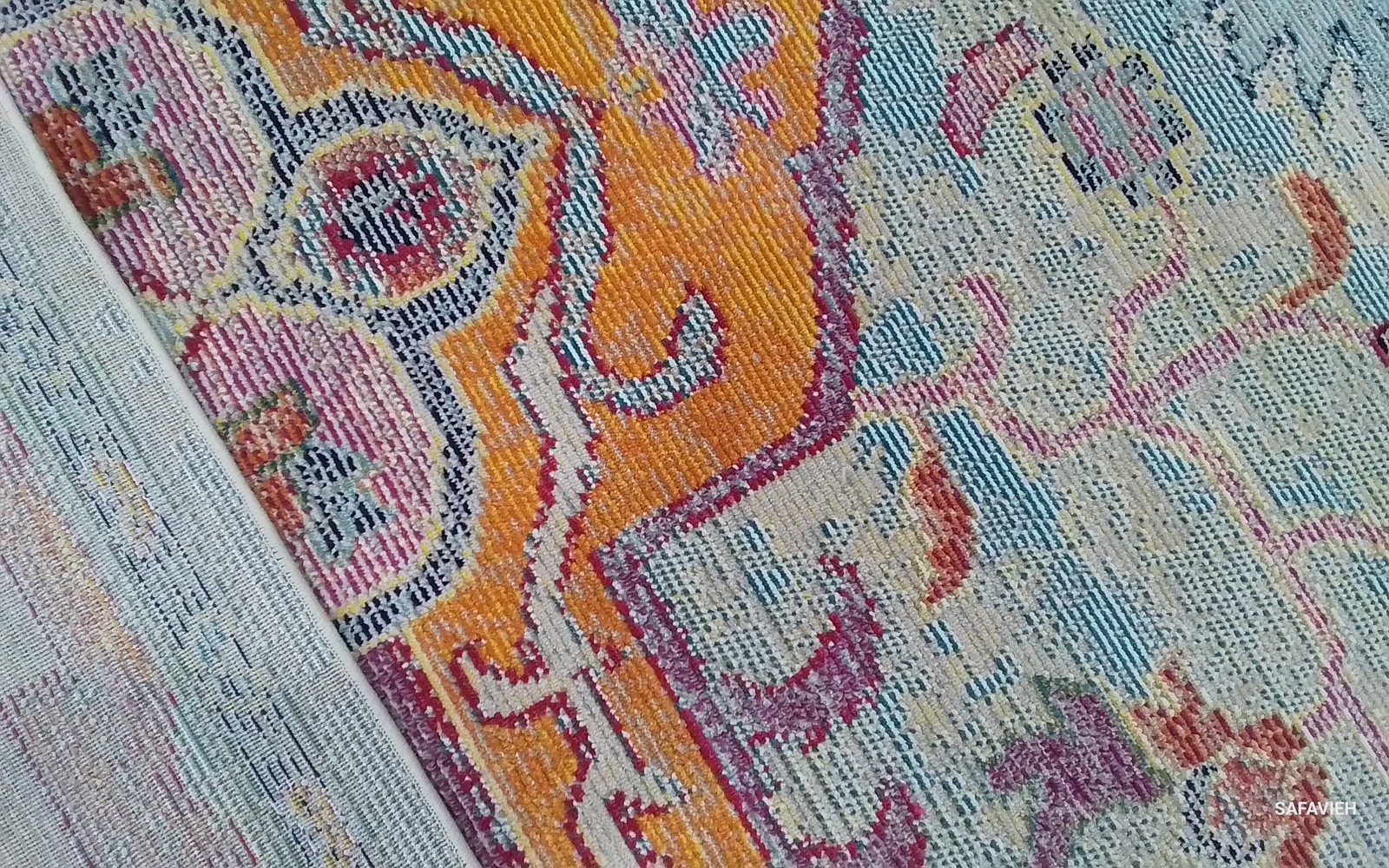 LT BLUE / FUCHSIA 8'-0" x 10'-0" Damaged Rug, Reduced Price 1172795129 CRS501B-8 gallery