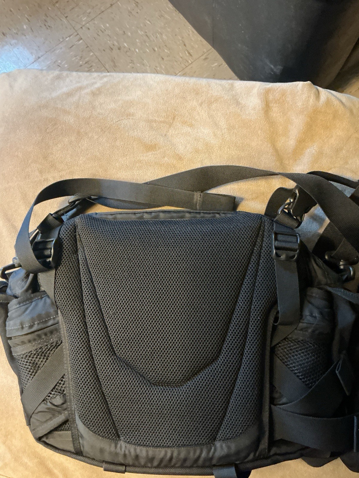 The Northface Flexvent Unisex Backpack Black 4