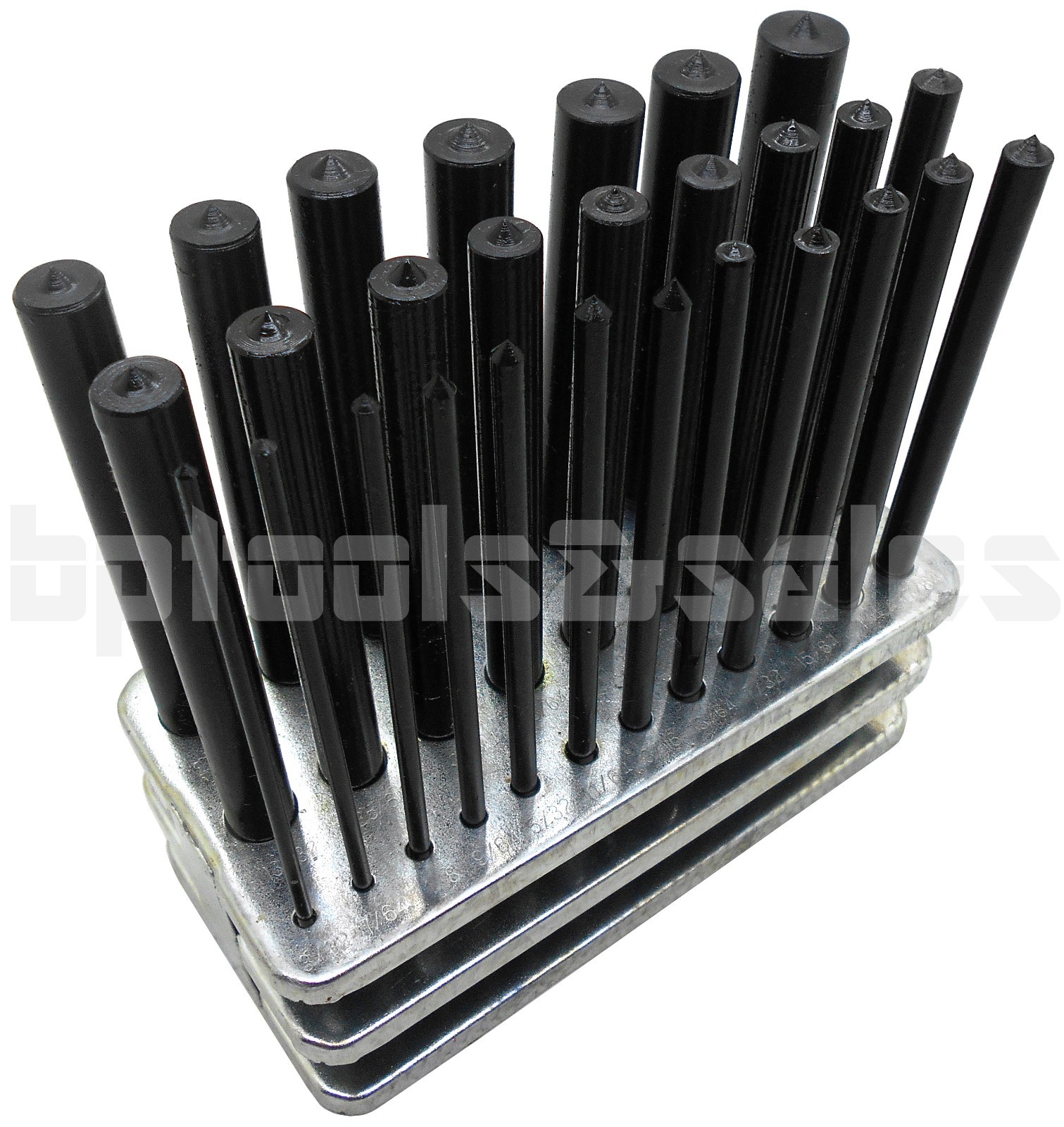 28pc Center Punch Transfer Punch Set Steel Machinist Thread Tool Kit Metal Stand gallery