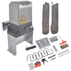 110V 60Hz Single-Button Automatic Sliding Gate Opener Operator Kit 360W 66 RPM